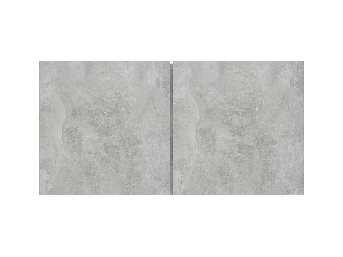 Masimo  Meuble TV suspendu Gris béton 60x30x30 cm