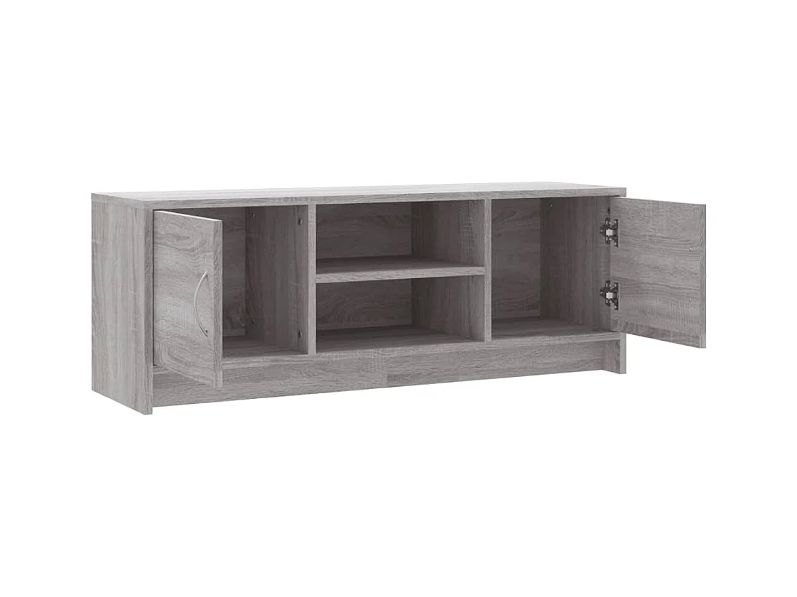 Jonah  Mueble para TV madera de ingeniería gris Sonoma 102x30x37,5 cm
