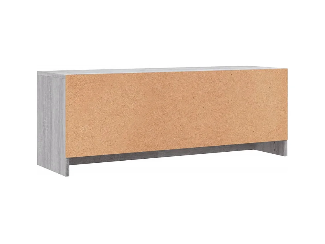 Jonah  Mueble para TV madera de ingeniería gris Sonoma 102x30x37,5 cm