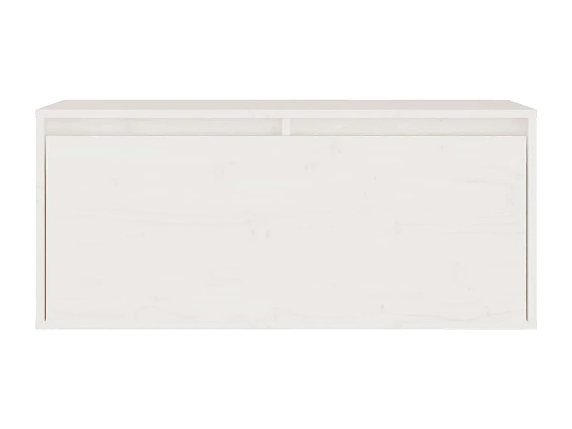 Arild  Meubles TV 2 pcs Blanc Bois massif de pin
