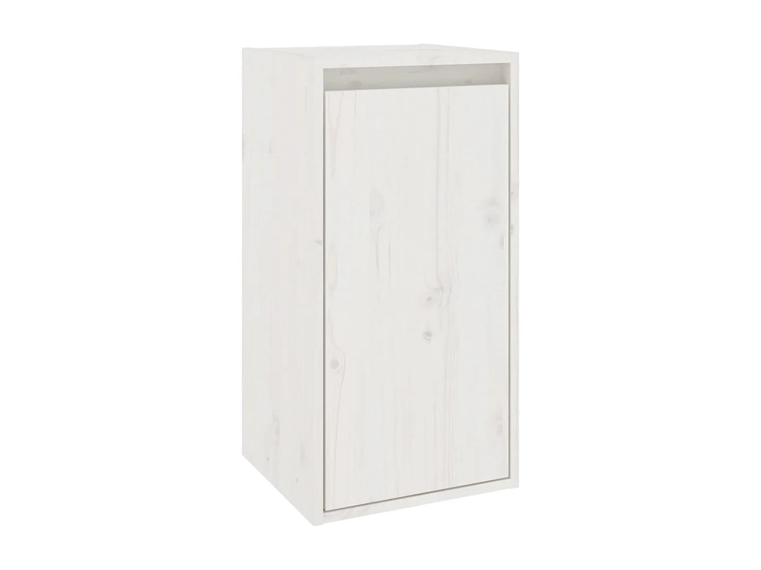 Arild  Meubles TV 2 pcs Blanc Bois massif de pin