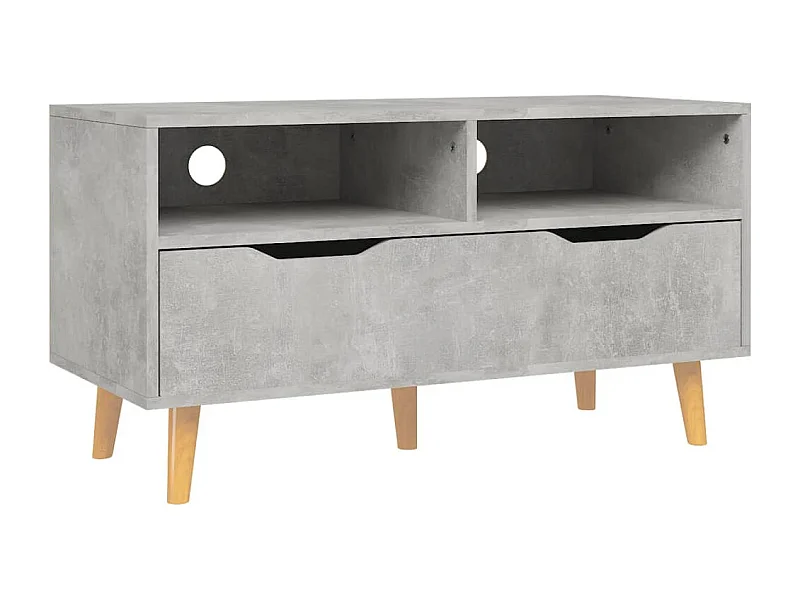 Homosassa  Tv-meubel 90x40x48,5 cm bewerkt hout betongrijs