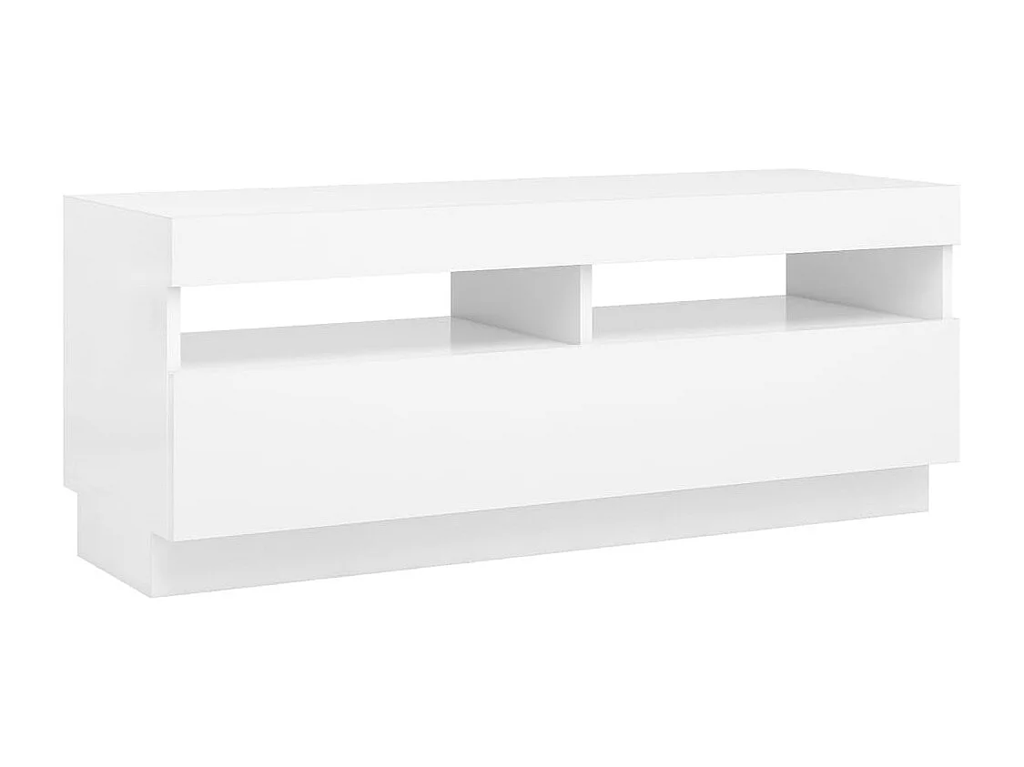 Roelant  Tv-meubel met LED-verlichting 100x35x40 cm wit