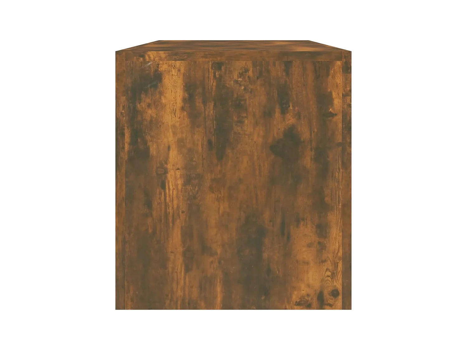 Hayo  Meuble TV avec lumières LED Chêne fumé 140x36,5x40 cm