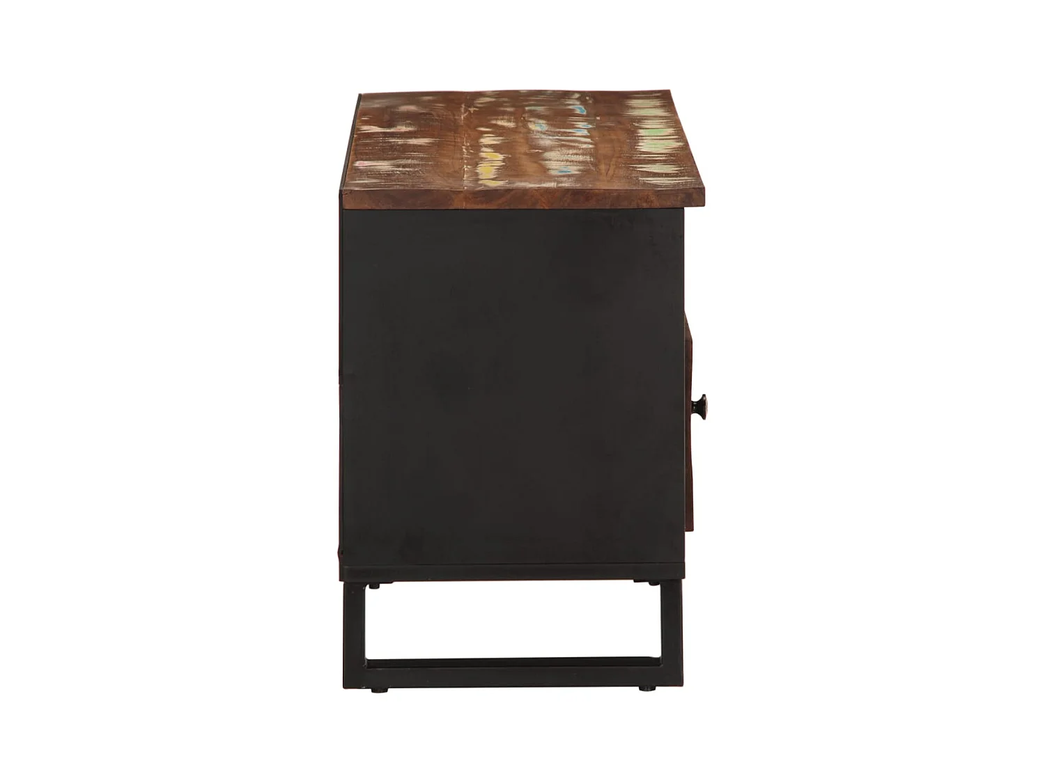 Mordan  Meuble TV 100x33x46 cm bois de récupération et d'ingénierie