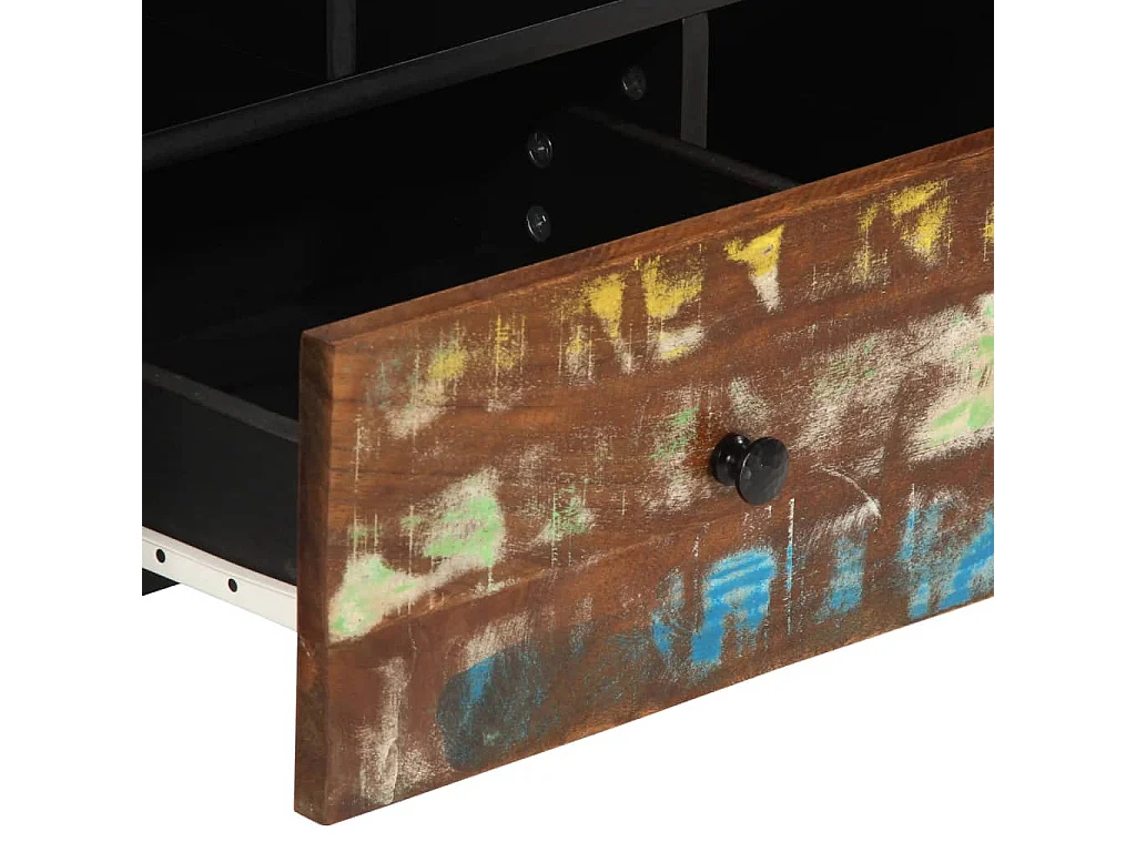 Mordan  Meuble TV 100x33x46 cm bois de récupération et d'ingénierie