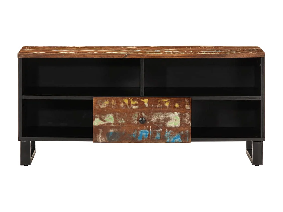 Mordan  Tv-meubel 100x33x46 cm massief hout gerecycled en bewerkt hout