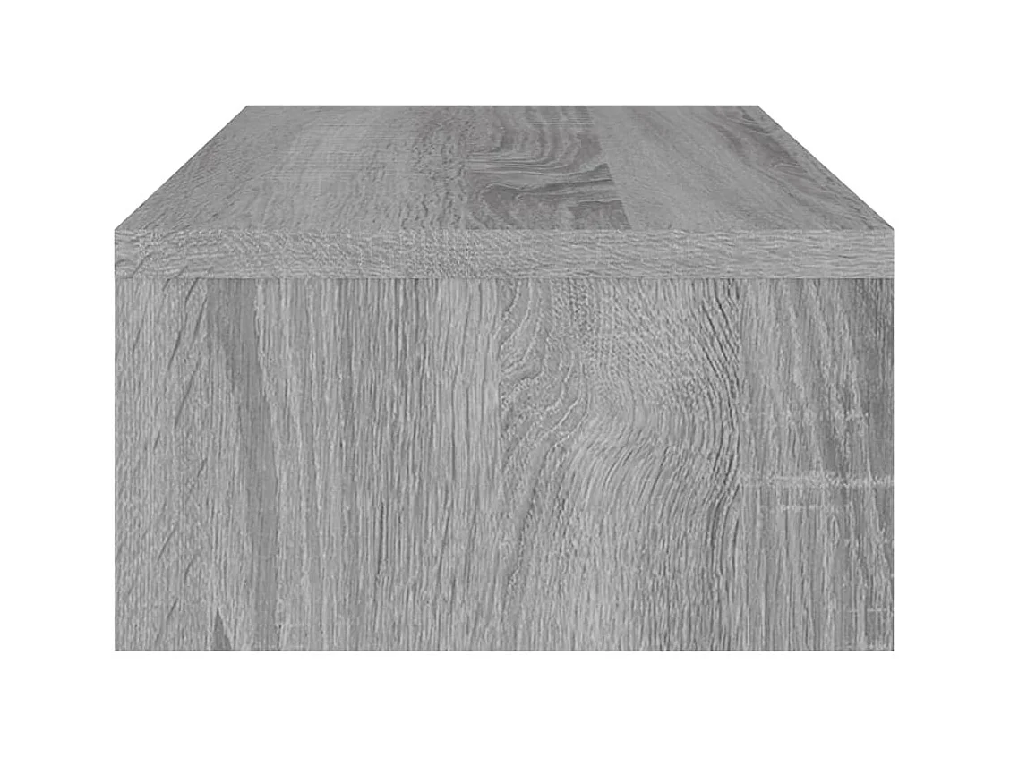Prolenta Premium -  Monitorstandaard 42x24x13 cm bewerkt hout grijs sonoma eiken
