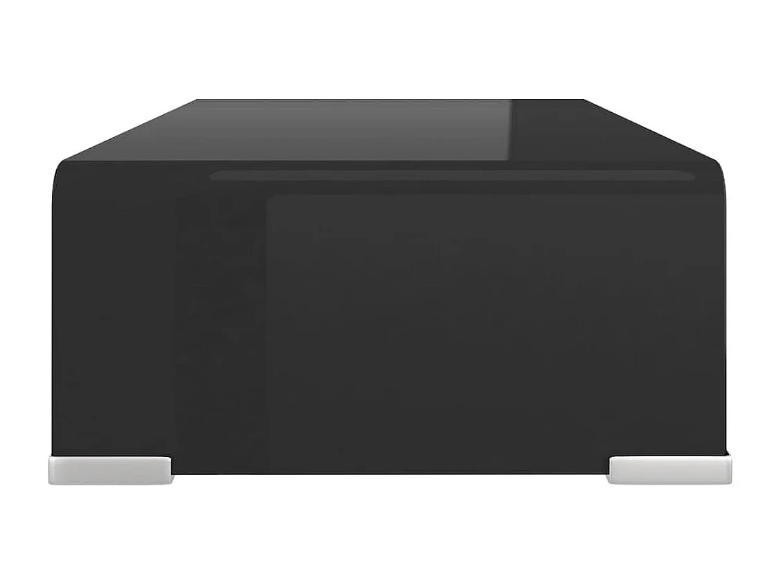 Fall River  Meuble TV/support pour moniteur 40x25x11 cm verre noir