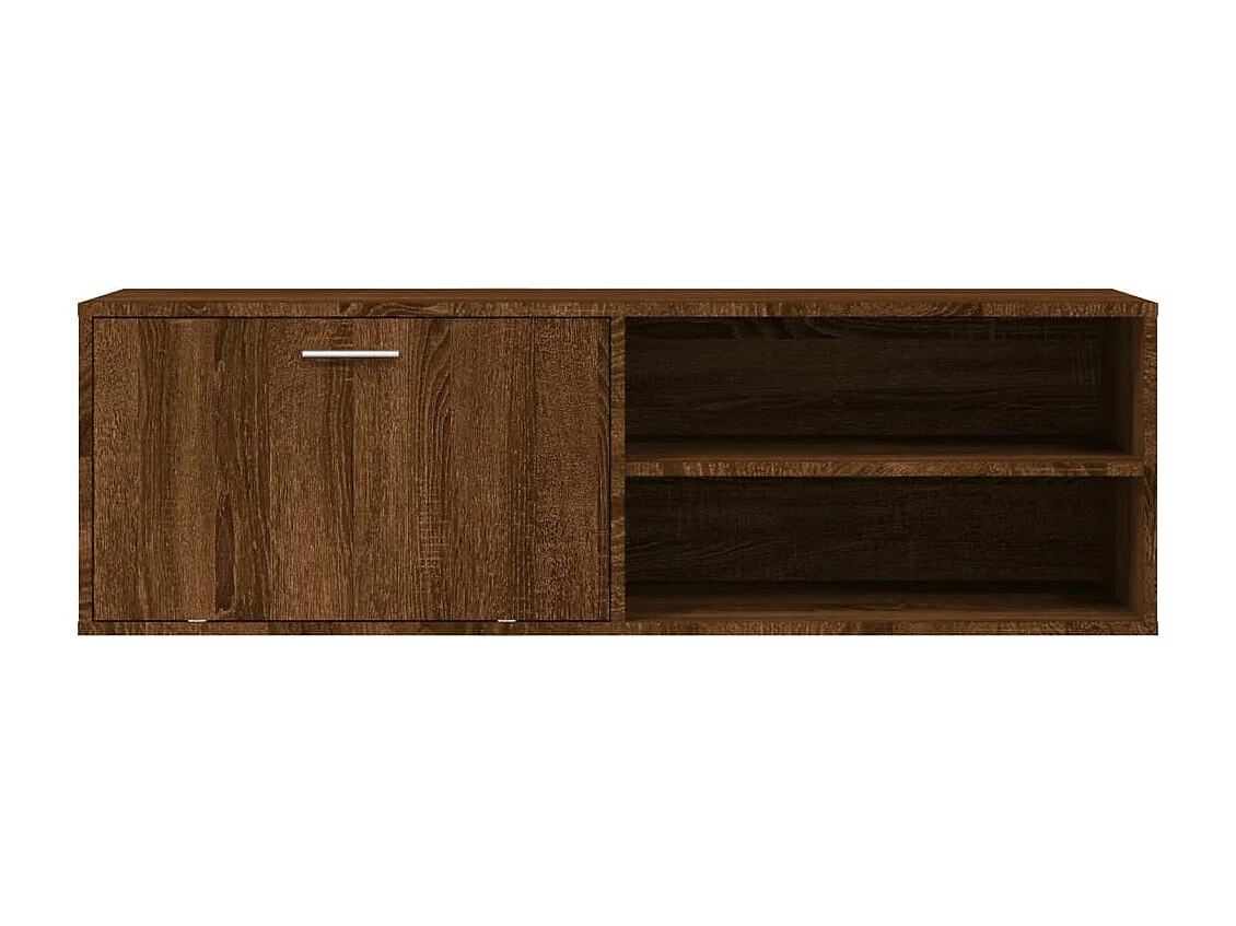 Steijn  Meuble TV chêne marron 120x34x37 cm bois d'ingénierie