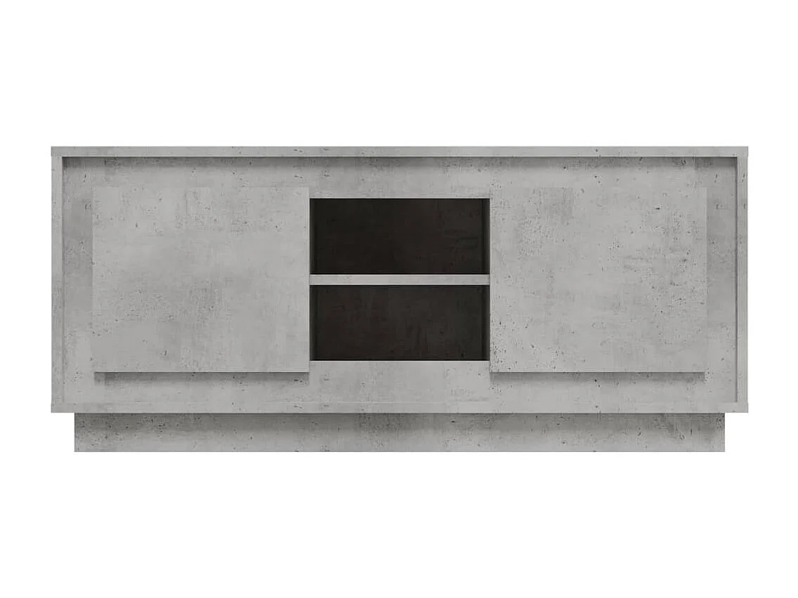Kedron  Mueble de TV madera contrachapada gris hormigón 102x35x45 cm