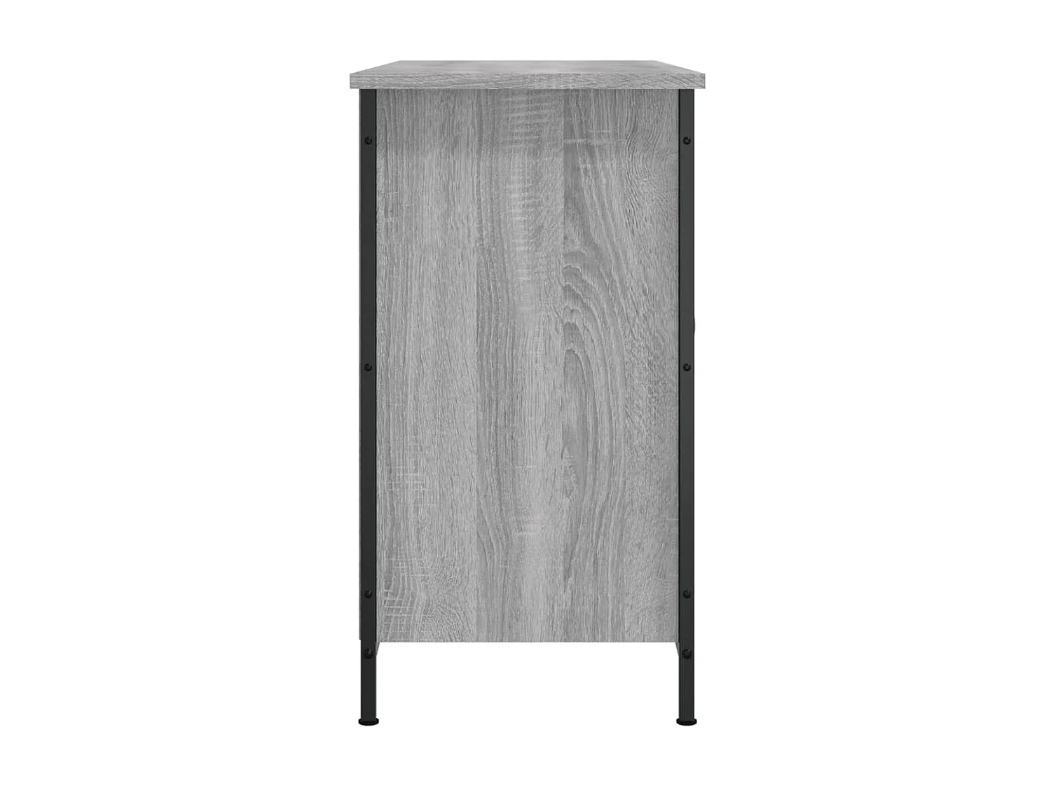 Jacques-Alain  Tv-meubel 100x35x65 cm bewerkt hout grijs sonoma eikenkleurig