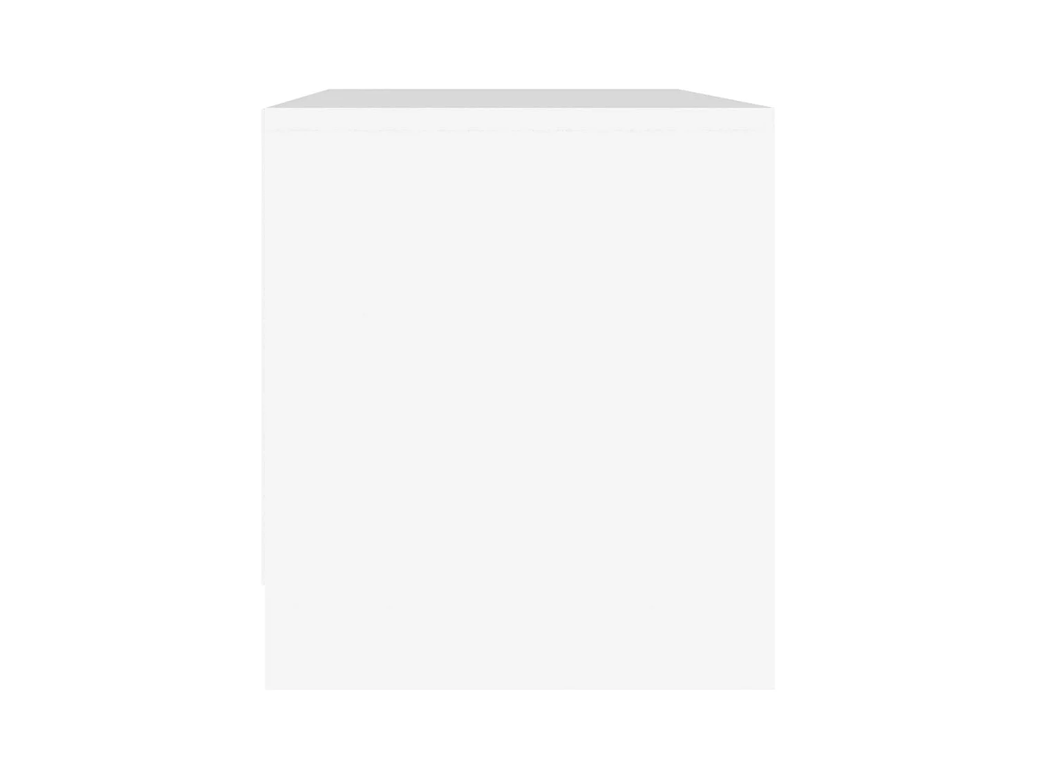 Bay Village  Mueble para TV de madera contrachapada blanco 90x35x40 cm