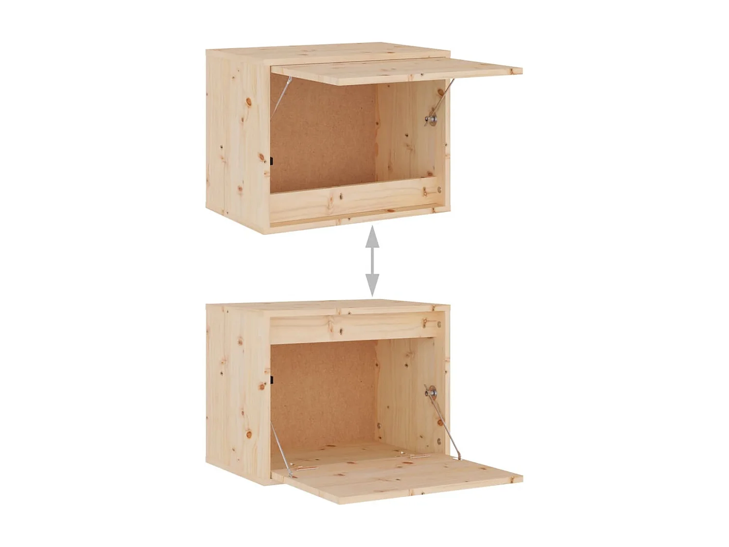 Skagen  Meubles TV 4 pcs Bois massif de pin