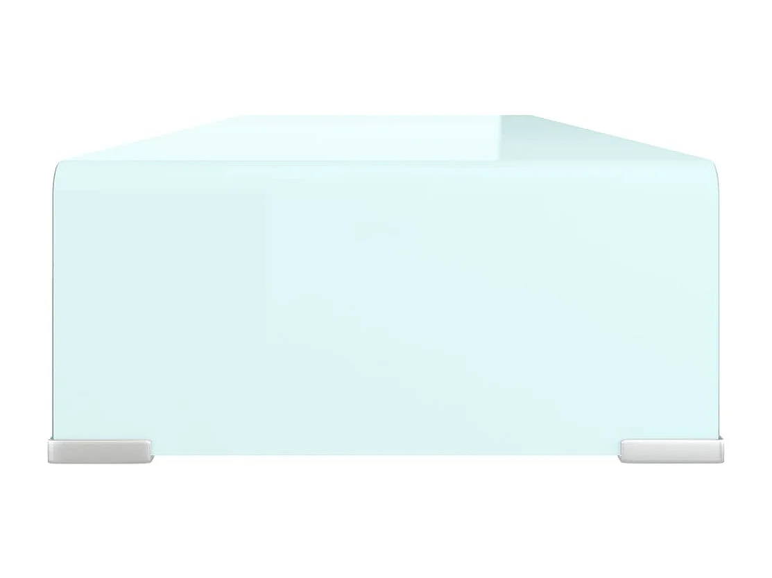 Fall River  Meuble TV/Support pour moniteur 80x30x13 cm verre vert