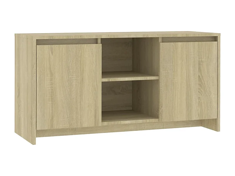 Atkinson  Meuble TV Chêne sonoma 102x37,5x52,5 cm Bois d'ingénierie