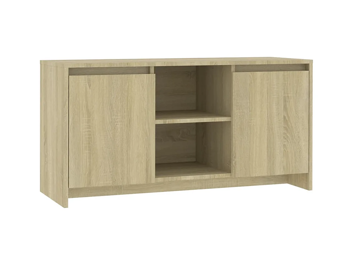 Atkinson  Tv-meubel 102x37,5x52,5 cm bewerkt hout sonoma eikenkleurig
