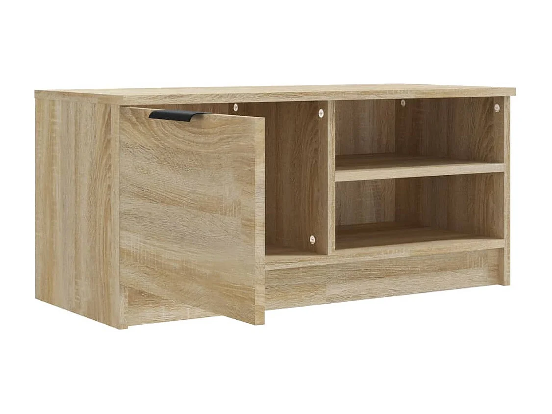 Bryvra  Meubles TV 2 pcs Chêne sonoma 80x35x36,5 cm Bois d'ingénierie