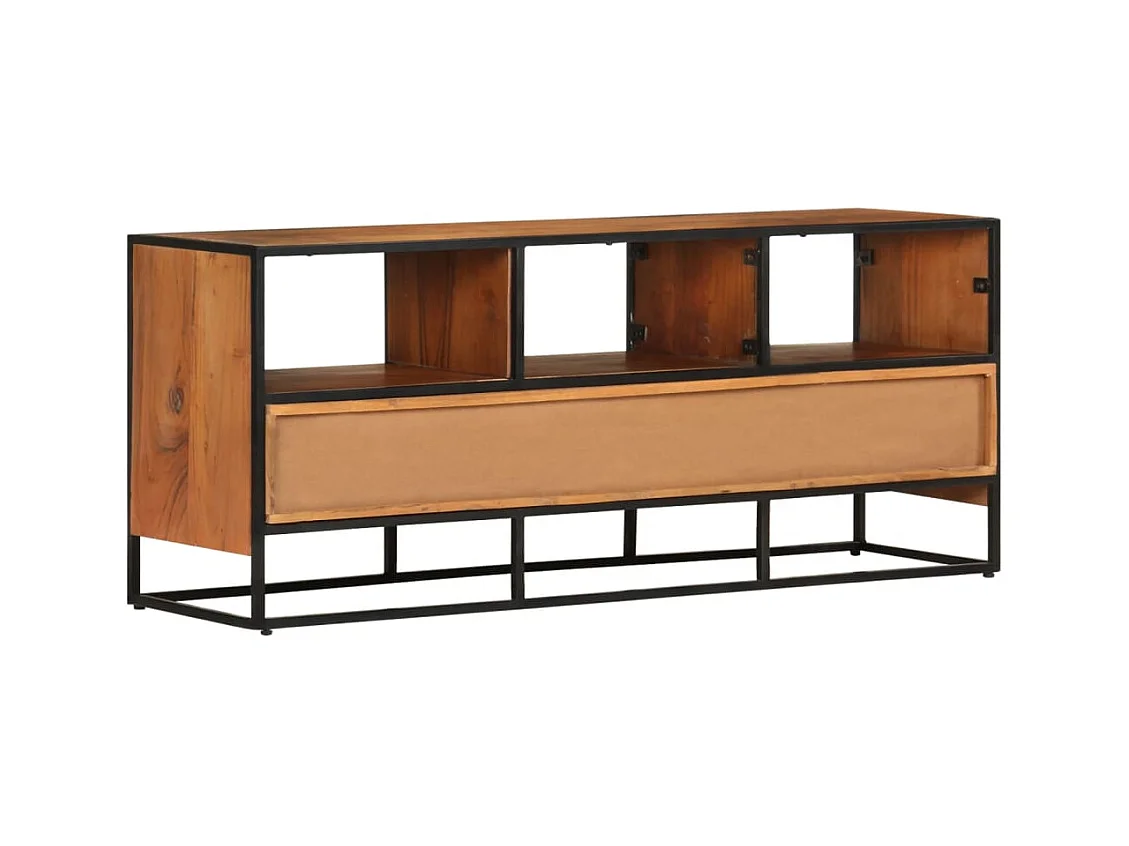 Luleå  Meuble TV 110x30x45 cm Bois d'acacia massif