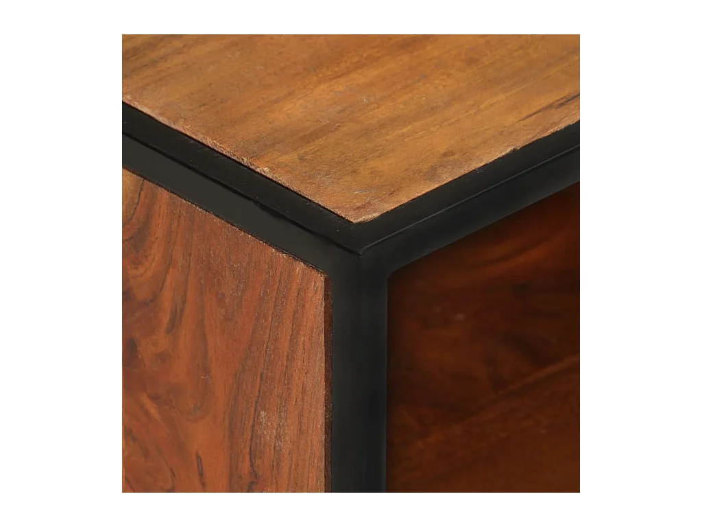 Luleå  Meuble TV 110x30x45 cm Bois d'acacia massif