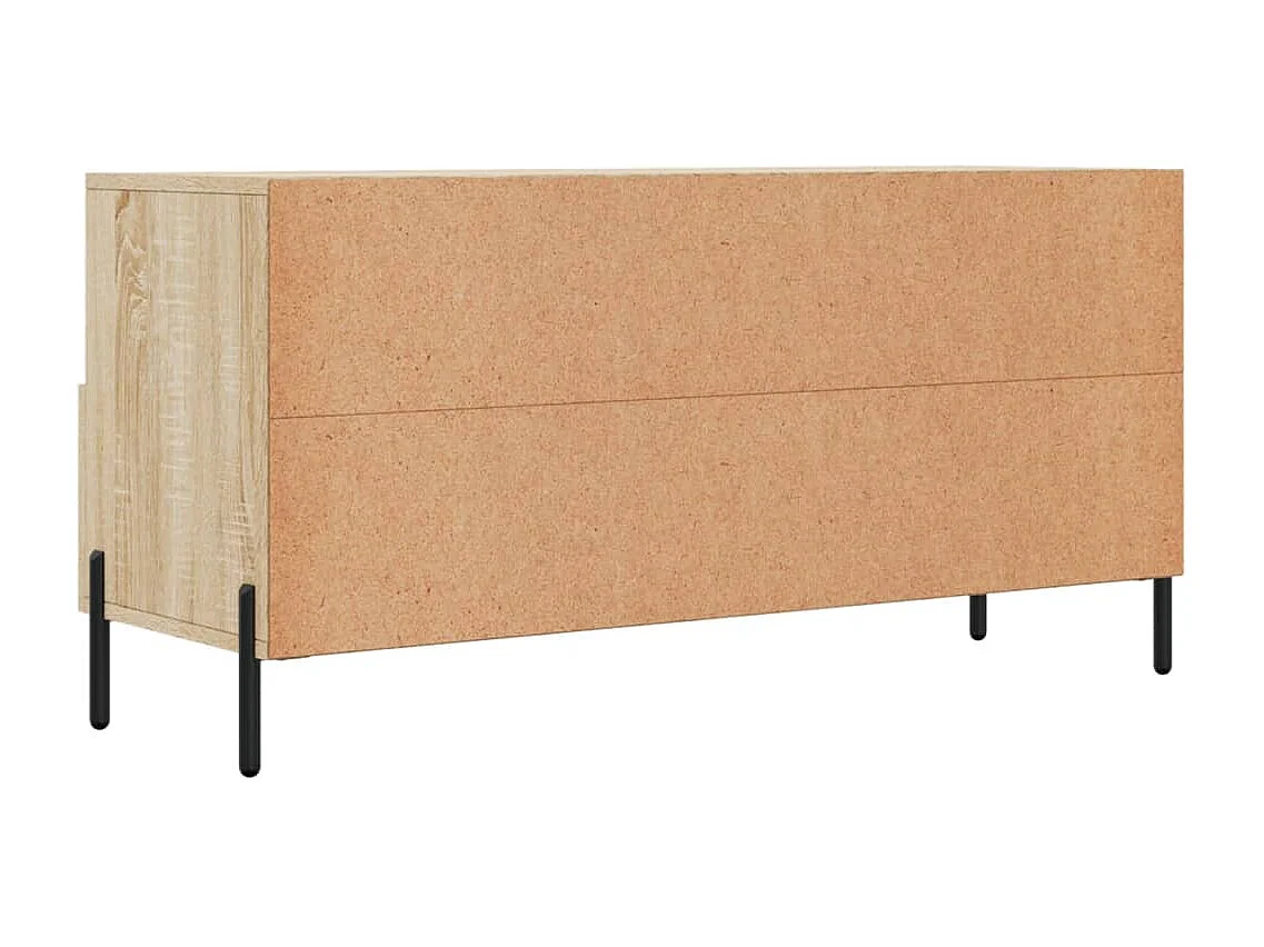 Abbeyfeale  Meuble TV chêne sonoma 102x36x50 cm bois d'ingénierie