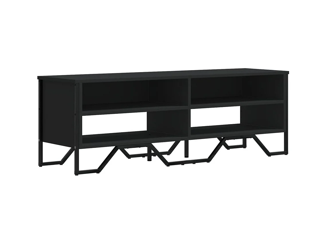Zylar  Tv-meubel 122x34x41 cm bewerkt hout zwart