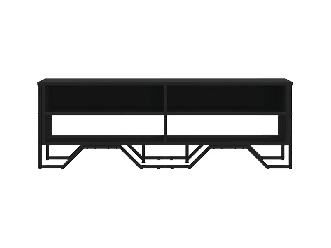 Zylar  Tv-meubel 122x34x41 cm bewerkt hout zwart