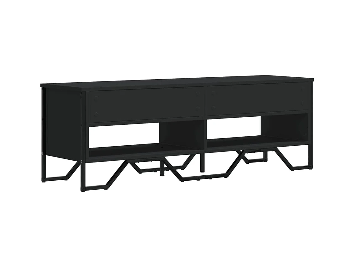 Zylar  Tv-meubel 122x34x41 cm bewerkt hout zwart