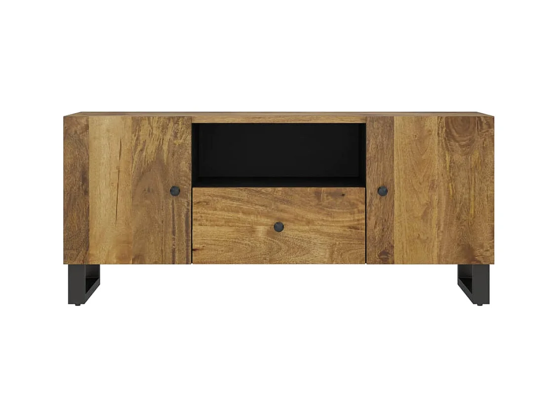 Invar  Meuble TV 105x33,5x46 cm bois de manguier et d'ingénierie