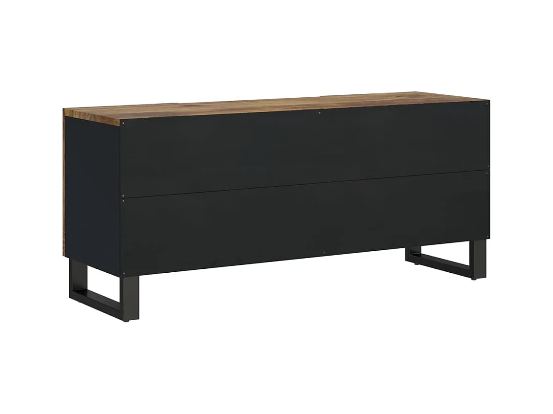 Invar  Meuble TV 105x33,5x46 cm bois de manguier et d'ingénierie