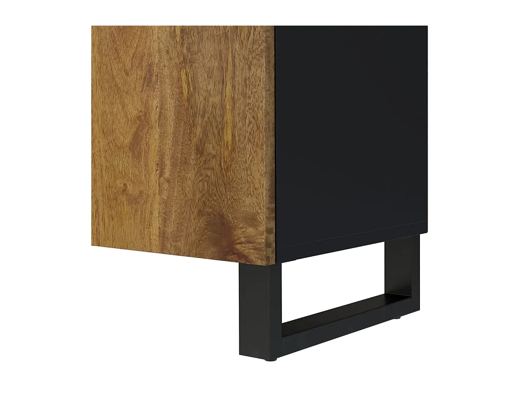 Invar  Meuble TV 105x33,5x46 cm bois de manguier et d'ingénierie