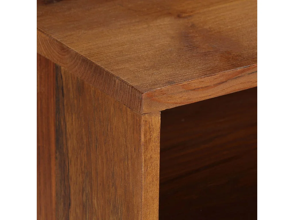 Garden Furniture -  Mueble para TV de madera maciza reciclada 140x30x40 cm