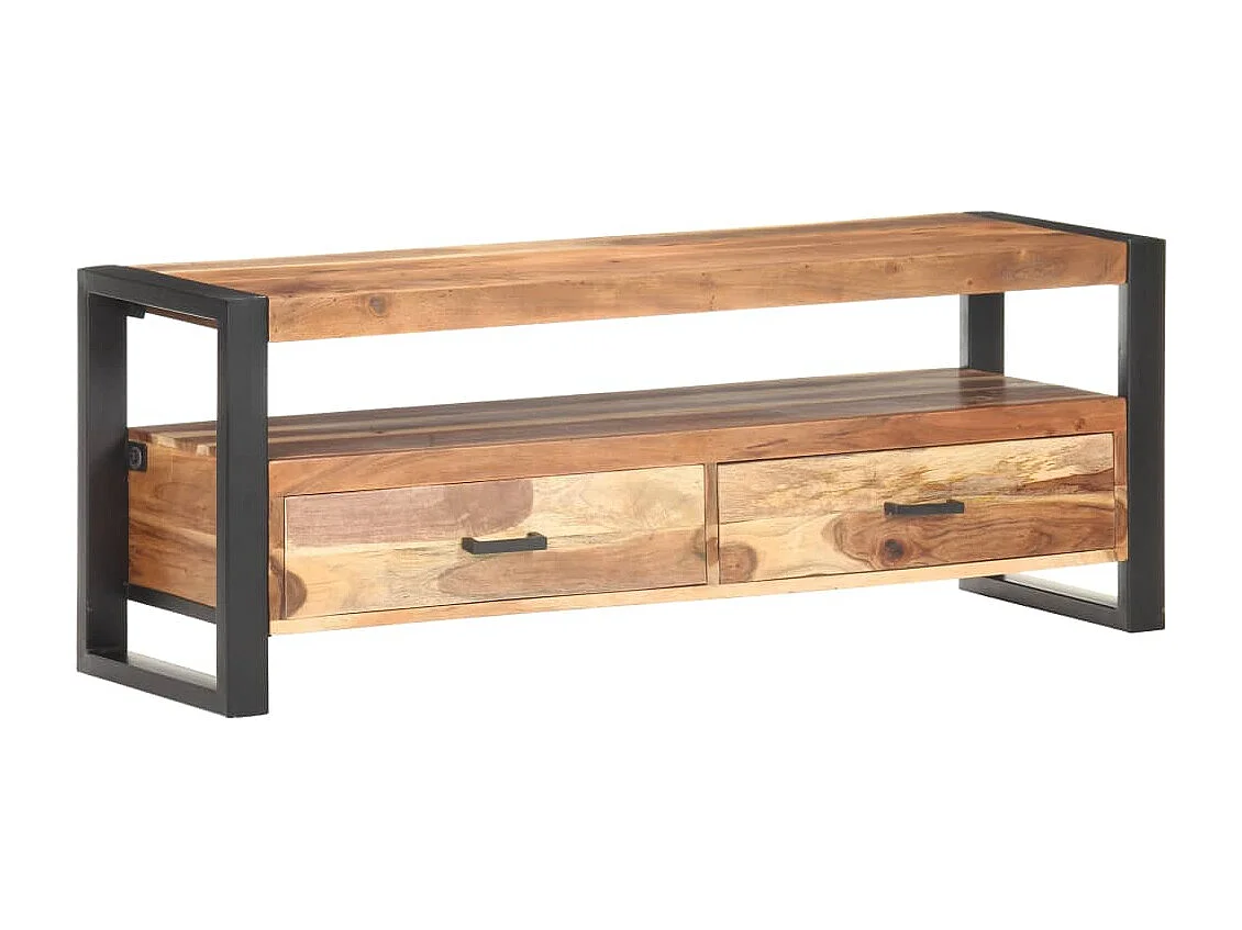 Gudrunn  Tv-meubel 120x35x45 cm hout met honingkleurige afwerking