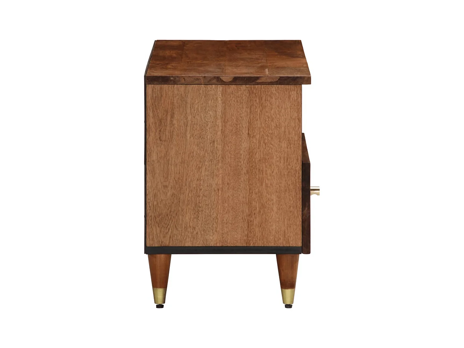 Garden Furniture -  Meuble TV 80x33x46 cm bois massif de manguier