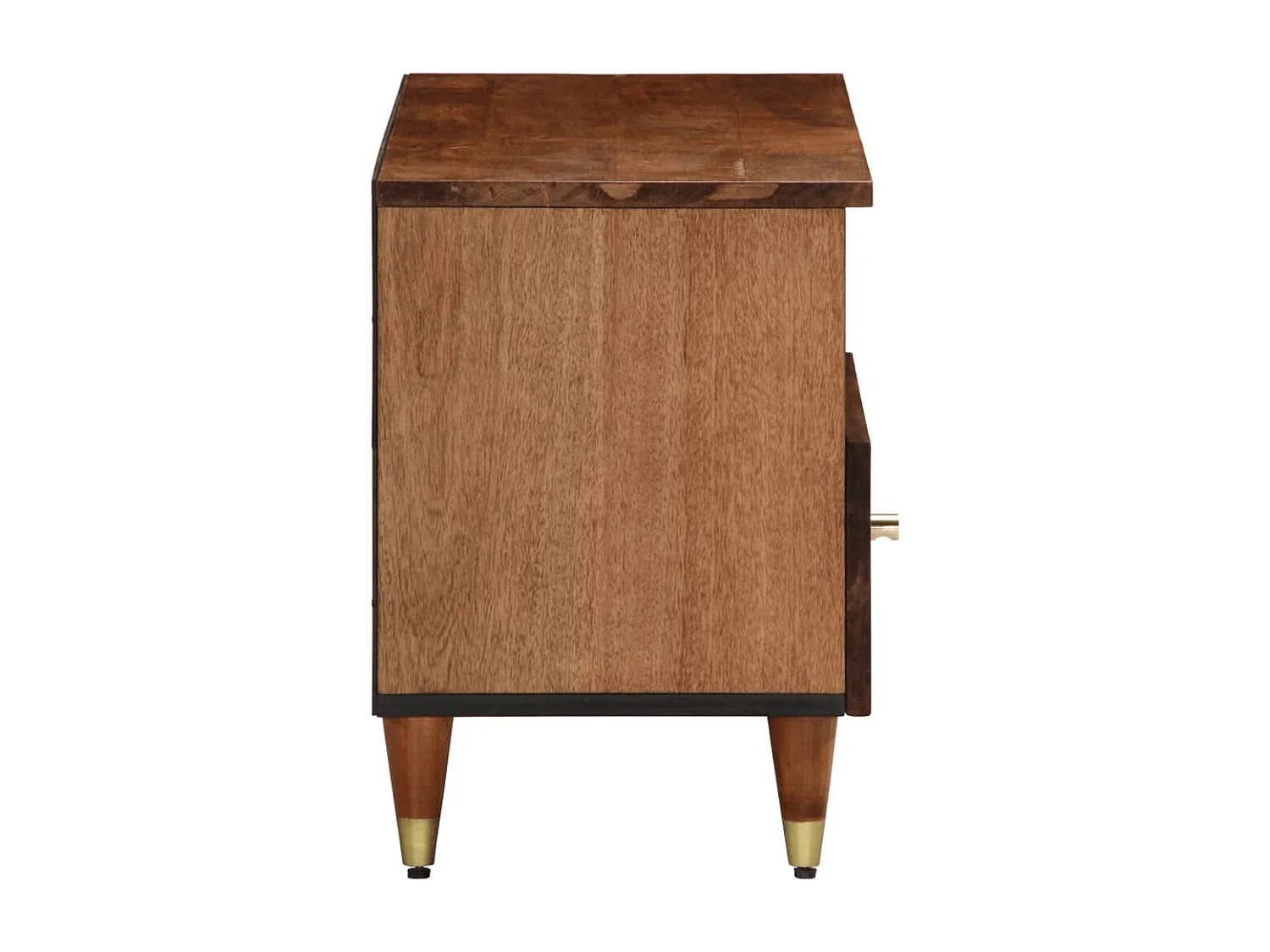 Garden Furniture -  Meuble TV 80x33x46 cm bois massif de manguier