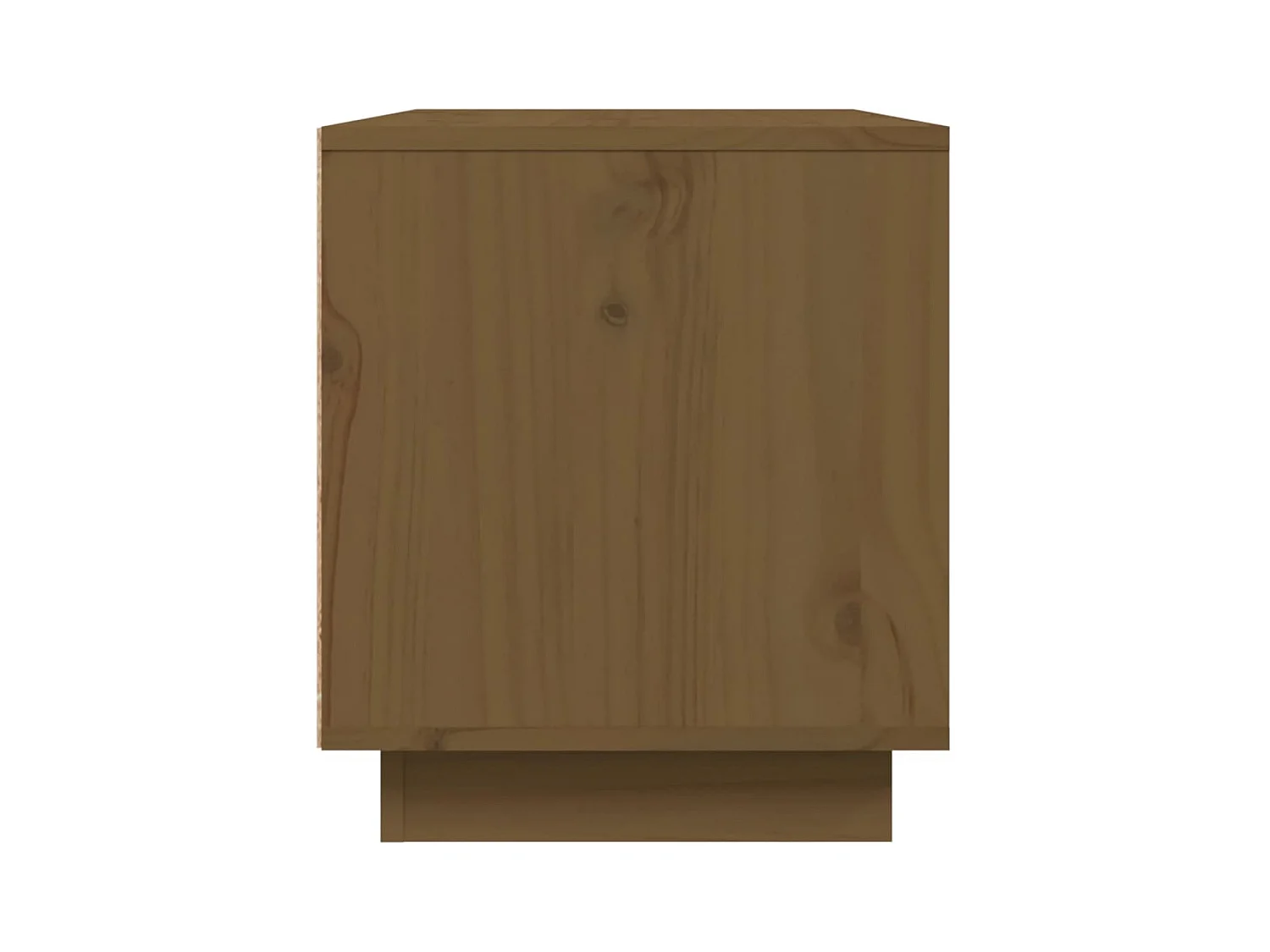 Harry Dean  Tv-meubel 80x35x40,5 cm massief grenenhout honingbruin
