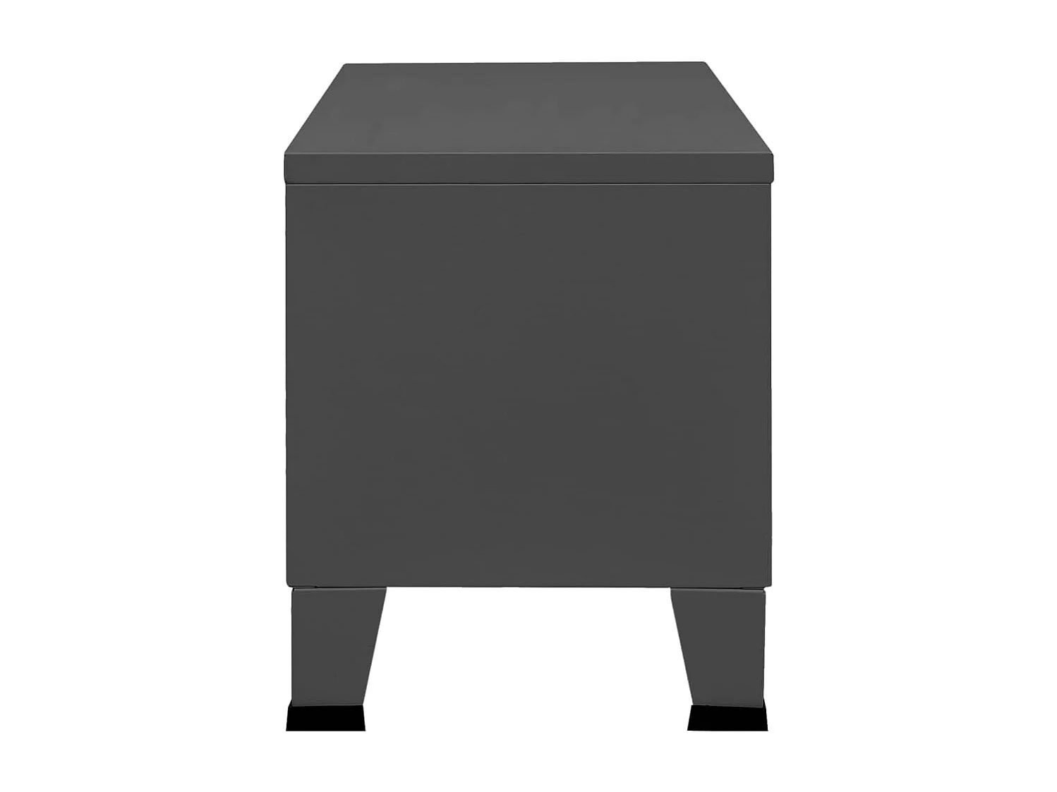 Timo  Tv-meubel industrieel 105x35x42 cm metaal antracietkleurig