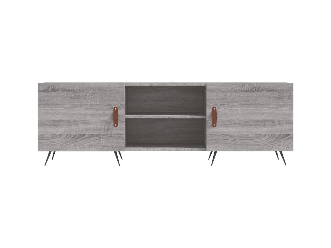 Arlo  Mueble para TV madera de ingeniería gris Sonoma 150x30x50 cm