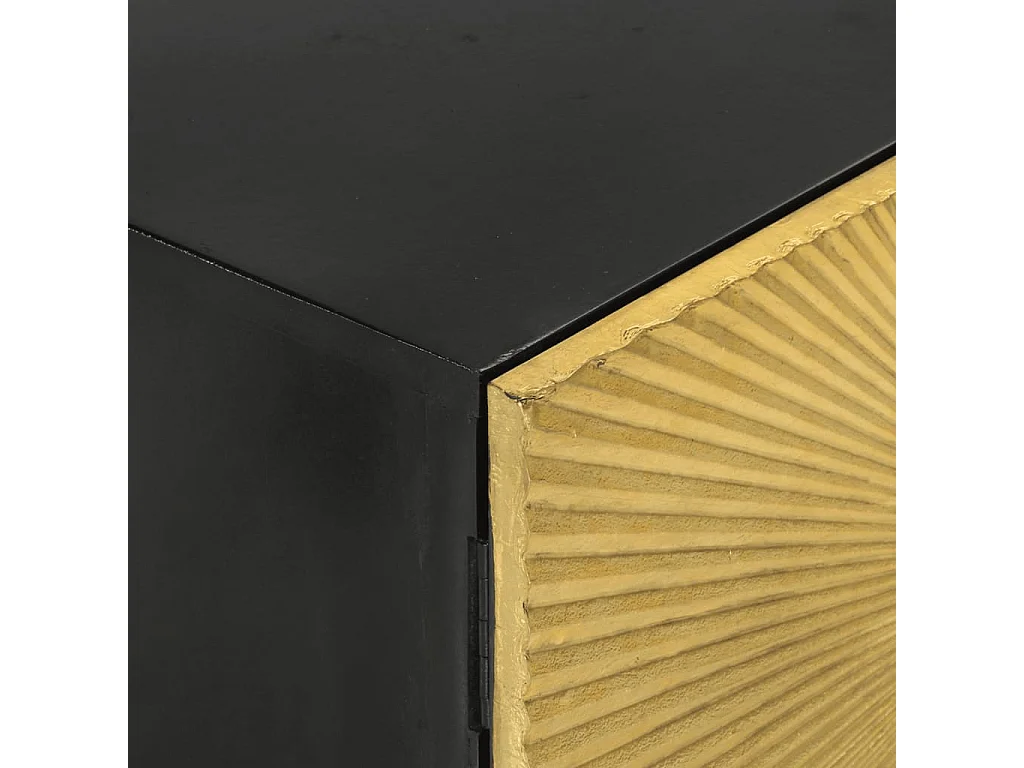 Garden Furniture -  Meuble TV 110x30x45 cm bois massif de manguier