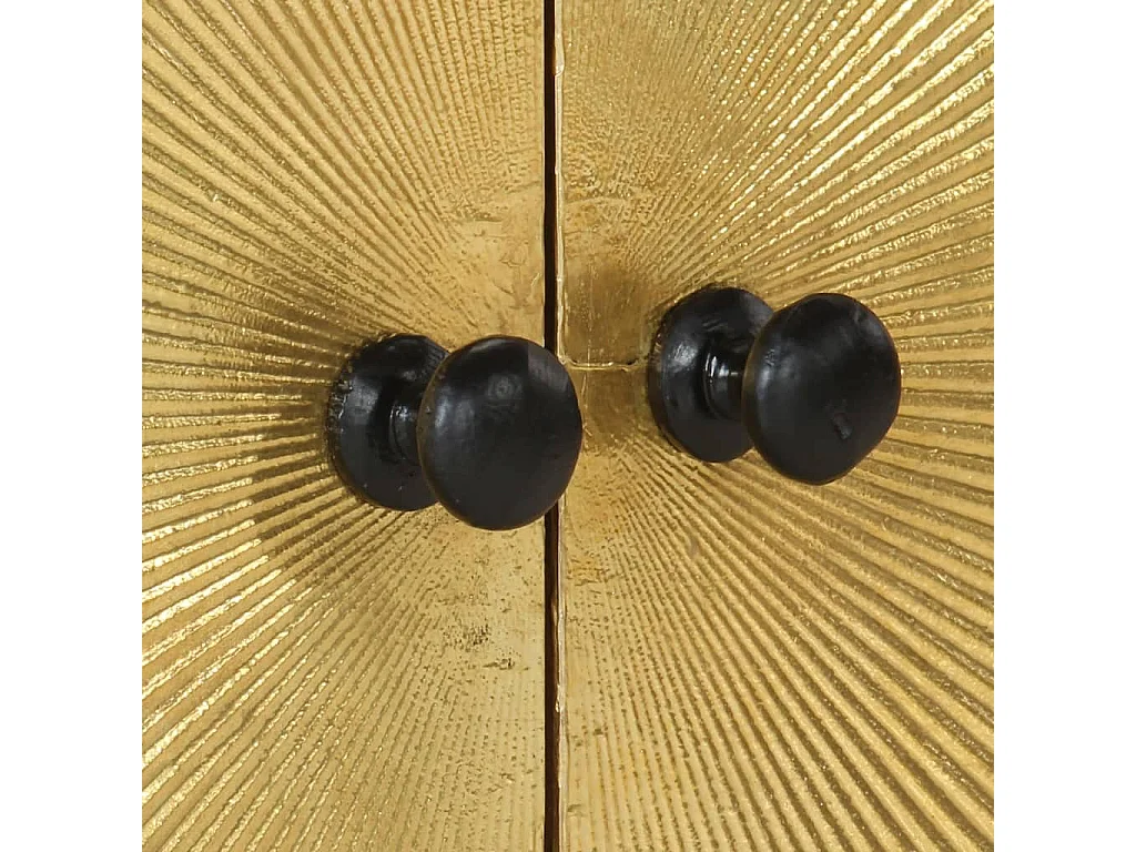 Garden Furniture -  Meuble TV 110x30x45 cm bois massif de manguier