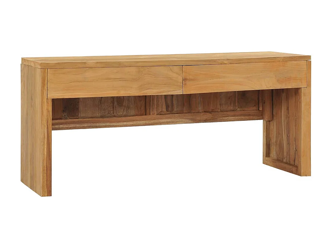 Garden Furniture -  Meuble TV 100x35x45 cm Bois de teck massif