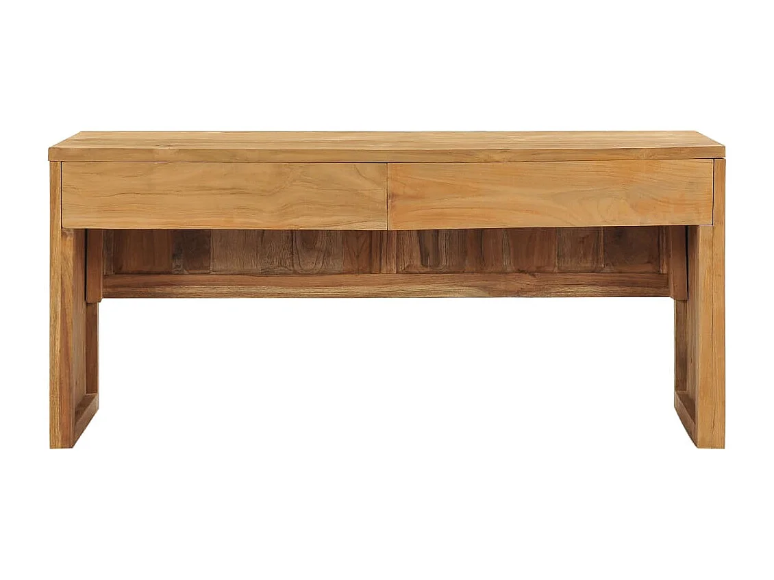 Garden Furniture -  Meuble TV 100x35x45 cm Bois de teck massif