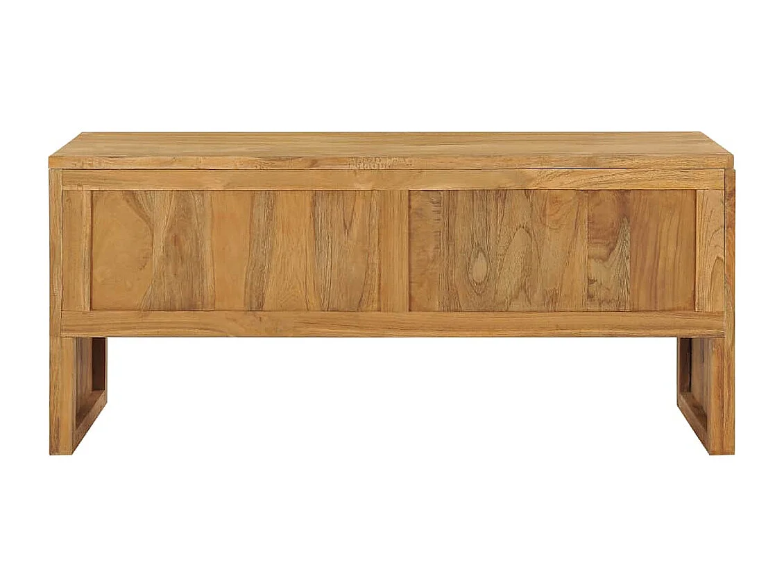 Garden Furniture -  Meuble TV 100x35x45 cm Bois de teck massif