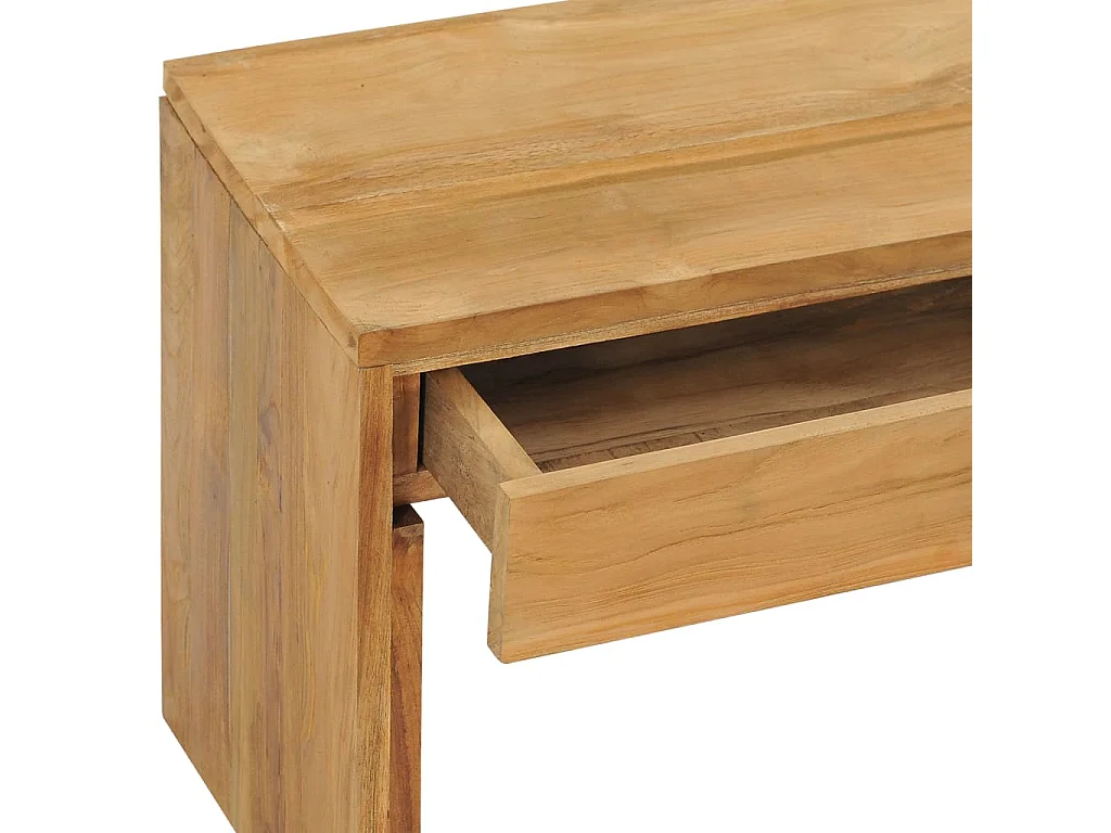 Garden Furniture -  Meuble TV 100x35x45 cm Bois de teck massif
