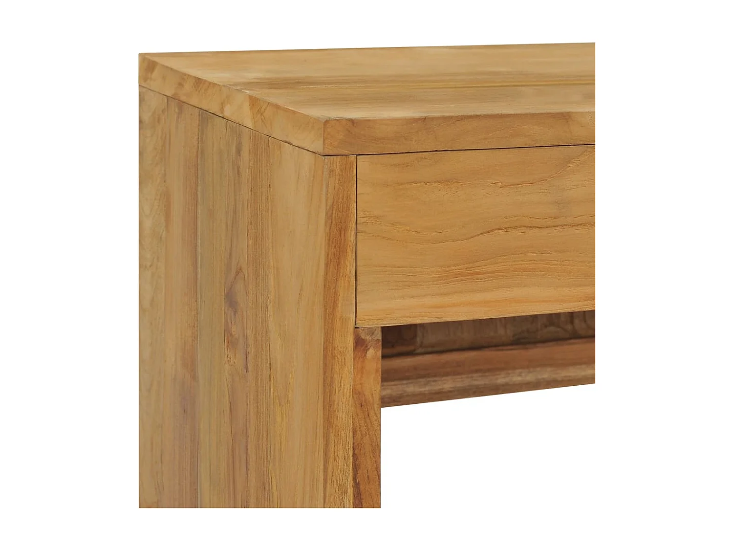 Garden Furniture -  Meuble TV 100x35x45 cm Bois de teck massif