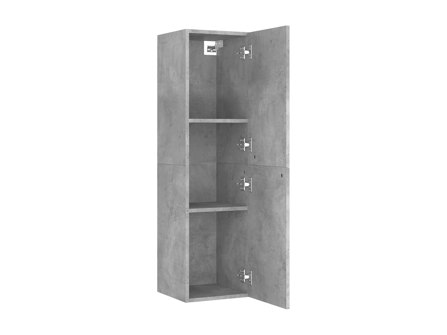 Hoeselt  Meuble TV Gris béton 30,5x30x110 cm Bois d’ingénierie
