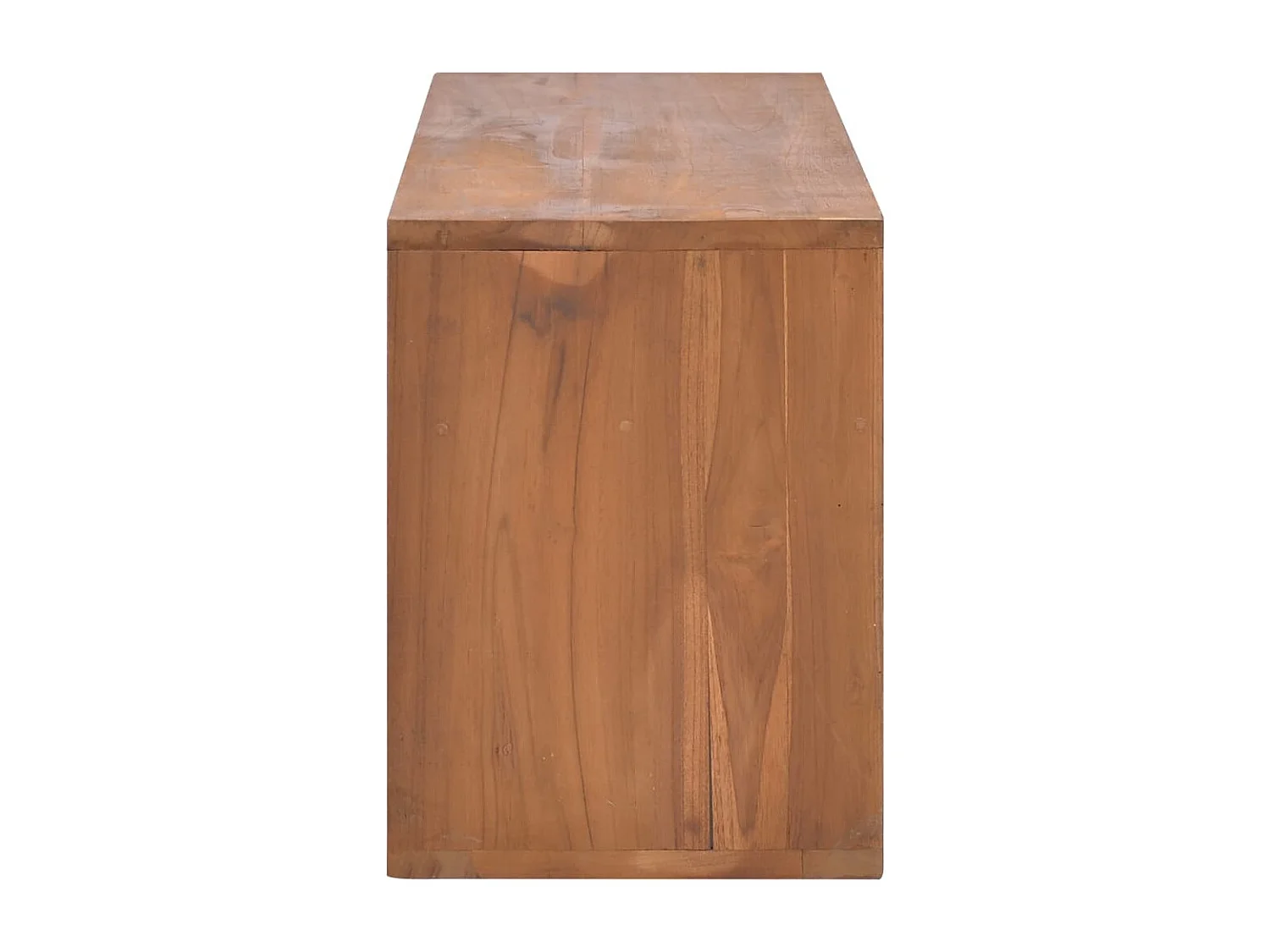 Fjorna  Meuble TV 90x30x40 cm Bois de teck massif