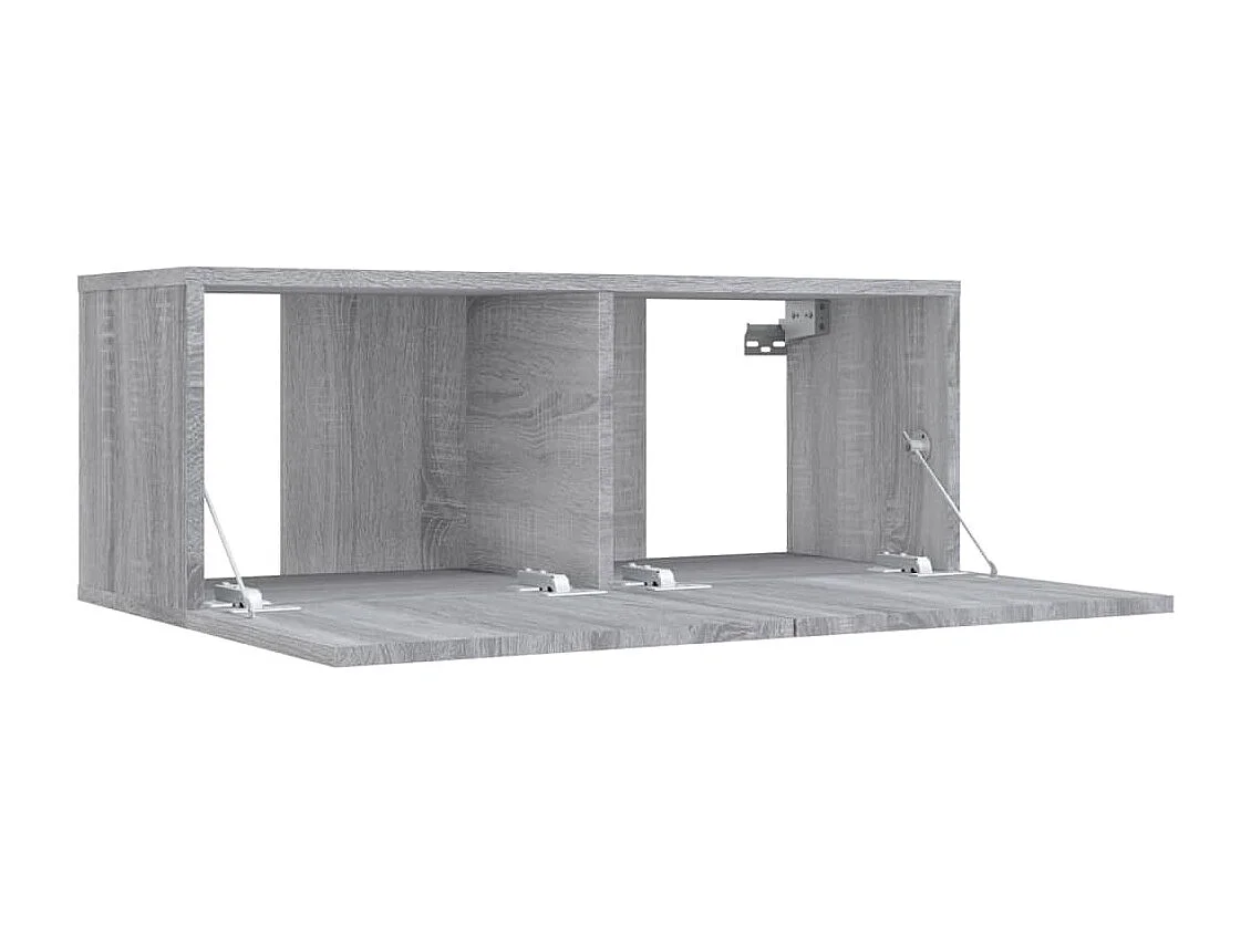 Ballinger  Mueble para TV madera de ingeniería gris Sonoma 80x30x30 cm
