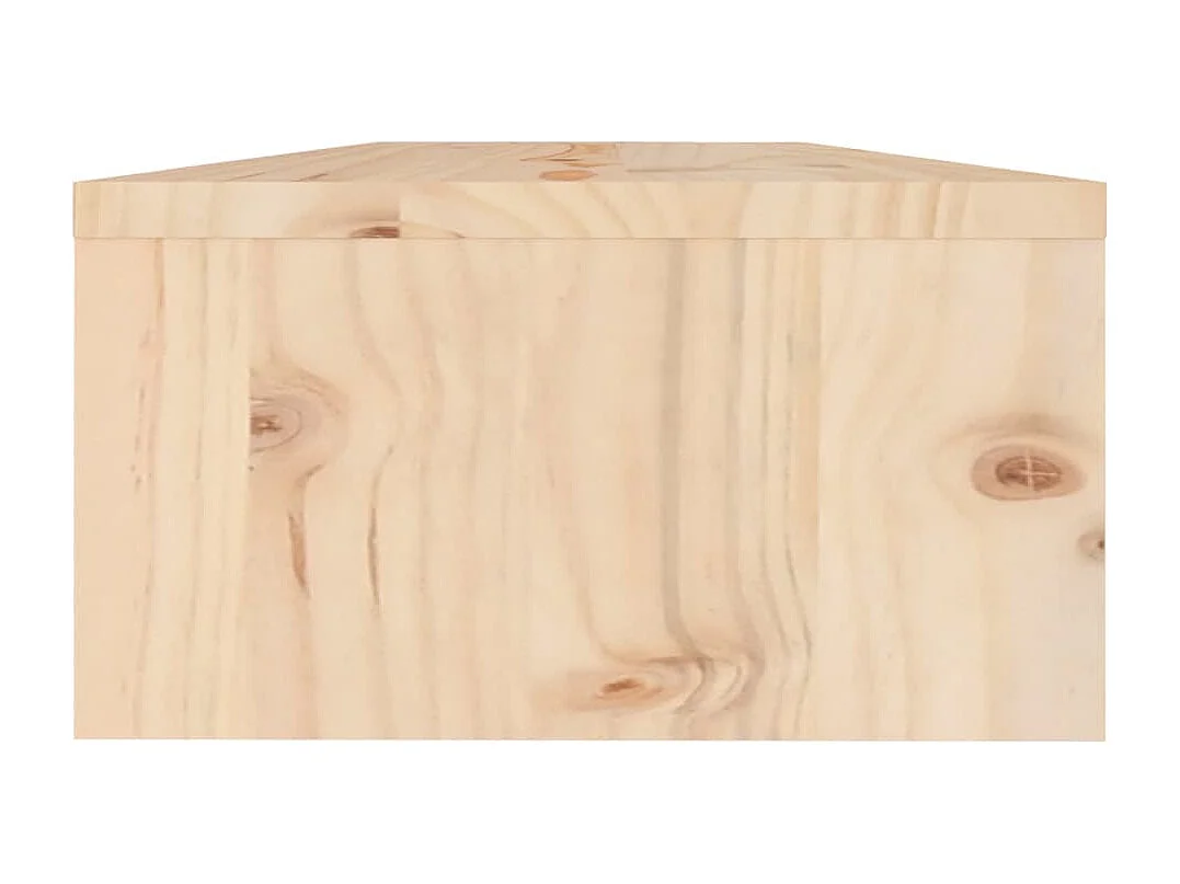 Prolenta Premium -  Soporte de monitor madera maciza de pino 50x24x13 cm
