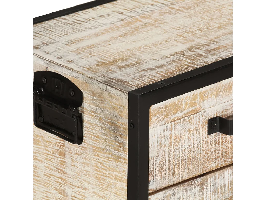 Ylvind  Meuble TV 110x30x41 cm Bois d'acacia massif